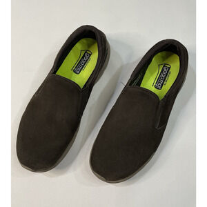 SKECHERS Size 9.5‎ Go Walk Outdoors Brown Suede Goga Mat Technology